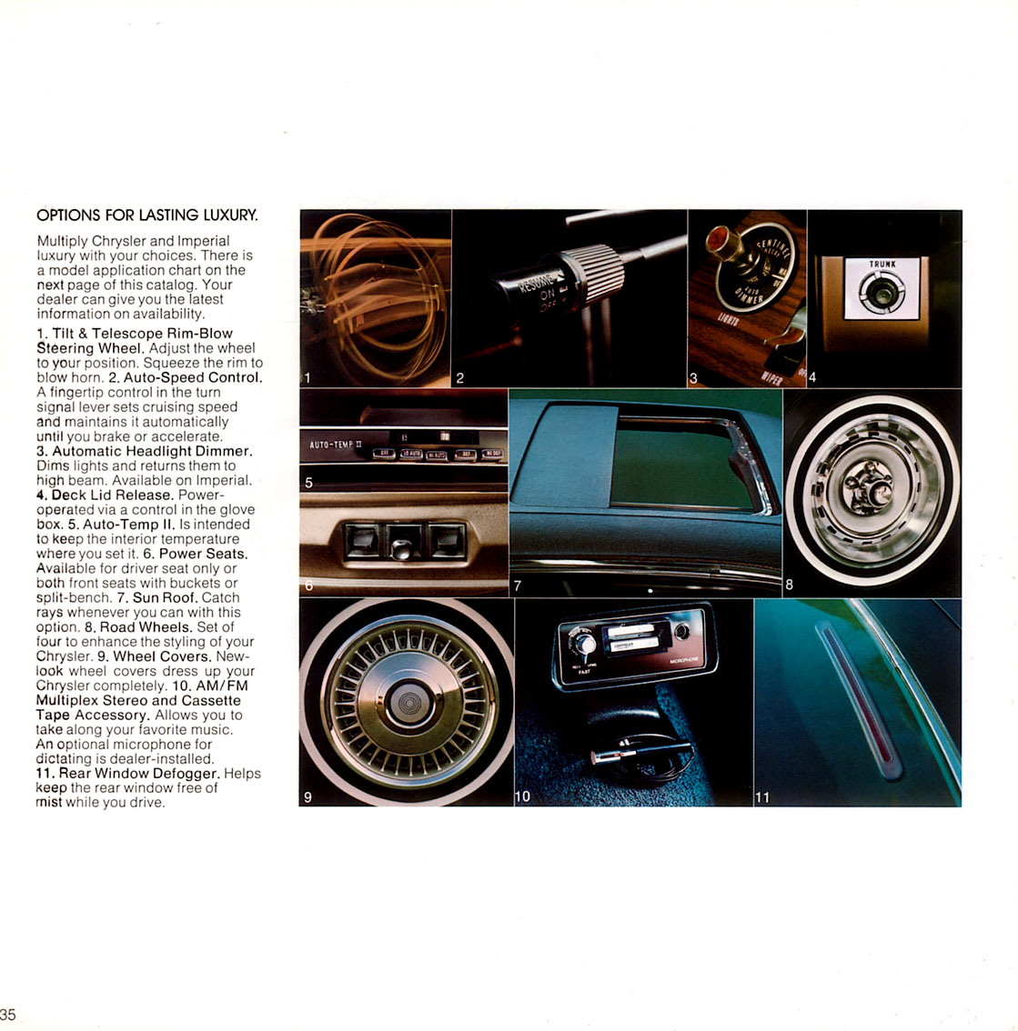 1972 Chrysler Full Line Brochure Page 11